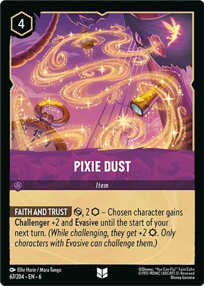 Pixie Dust 67/204 Uncommon Azurite Sea Lorcana Near Mint