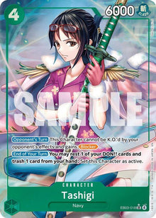 Tashigi (Alternate Art) EB03-018 Extra Booster: One Piece Heroines Edition One Piece Foil NM