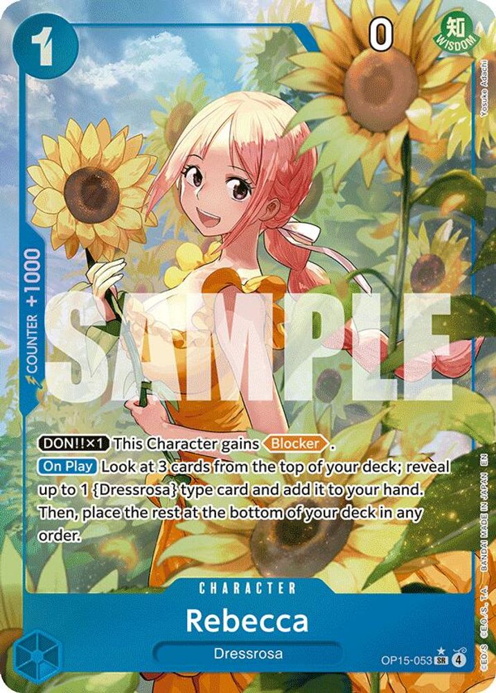 Rebecca (Alternate Art) OP15-053 Adventure on Kami's Island One Piece Foil NM