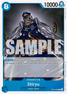 Shiryu OP14-048 Common The Azure Sea's Seven One Piece Near Mint