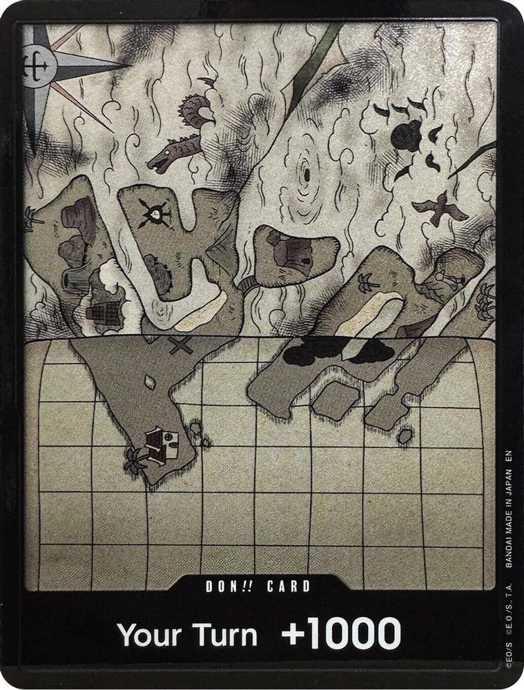 DON!! Card (Sky Island Map) (Double Pack Set Vol. 10) Adventure on Kami's Island One Piece Foil NM