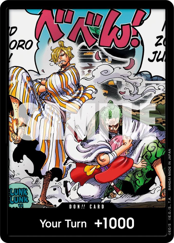 DON!! Card (Alternate Art) DON!! Wings of the Captain One Piece Foil Near Mint