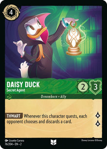 Daisy Duck - Secret Agent 76/204 Uncommon Rise of the Floodborn Lorcana NM