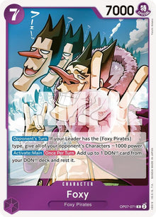 Foxy (071) OP07-071 Rare 500 Years in the Future One Piece Foil Near Mint