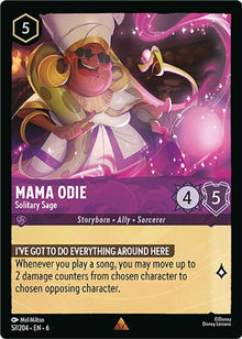 Mama Odie - Solitary Sage 57/204 Rare Azurite Sea Lorcana Near Mint
