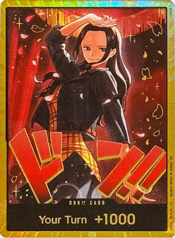 DON!! Card (Nico Robin) (Gold) Extra Booster: One Piece Heroines Edition One Piece Foil NM