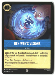 Hen Wen's Visions 161/204 Common Whispers in the Well Lorcana Lightly Played