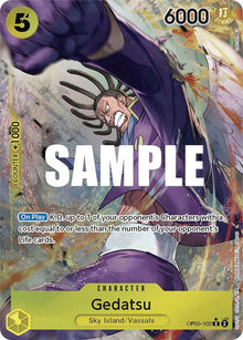 Gedatsu (Alternate Art) OP05-102 Rare Awakening of the New Era One Piece Foil NM