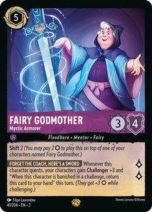 Fairy Godmother - Mystic Armorer 41/204 Rise of the Floodborn Lorcana NM