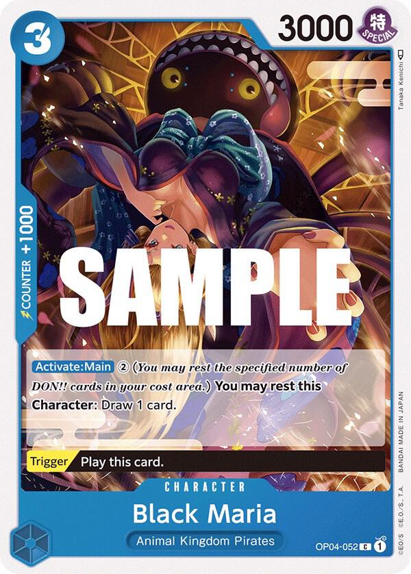 Black Maria OP04-052 Common Kingdoms of Intrigue One Piece Near Mint