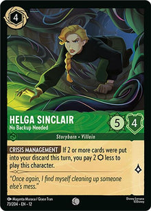 Helga Sinclair - No Backup Needed 73/204 Common Wilds Unknown Lorcana Near Mint