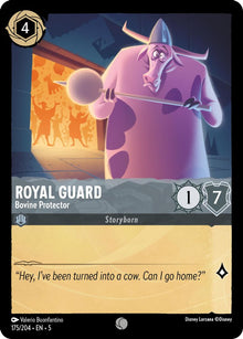 Royal Guard - Bovine Protector 175/204 Common Shimmering Skies Lorcana Near Mint