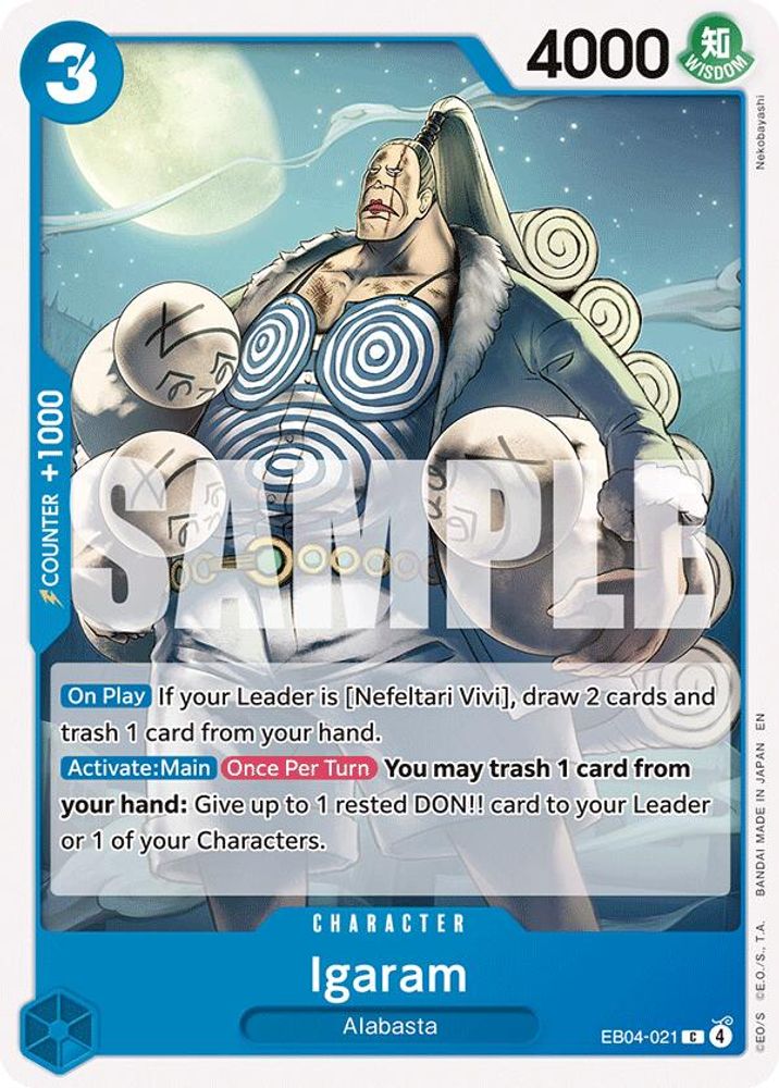 Igaram EB04-021 Common The Azure Sea's Seven One Piece Near Mint