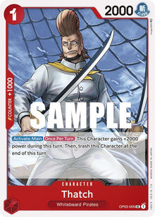 Thatch OP03-005 Uncommon Pillars of Strength One Piece Near Mint