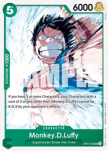 Monkey.D.Luffy (033) OP07-033 Uncommon 500 Years in the Future One Piece NM
