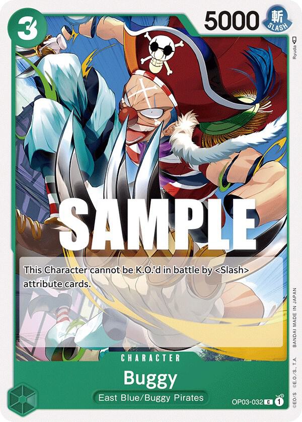 Buggy (032) OP03-032 Common Pillars of Strength One Piece Near Mint