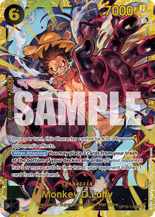 Monkey.D.Luffy (118) OP10-118 Secret Rare Royal Blood One Piece Foil Near Mint