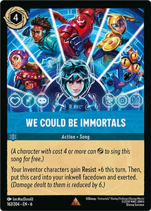 We Could Be Immortals 162/204 Rare Azurite Sea Lorcana Near Mint