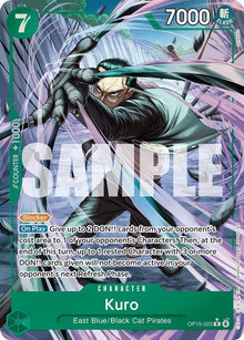 Kuro (Alternate Art) OP15-025 Rare Adventure on Kami's Island One Piece Foil NM