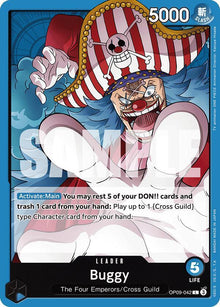 Buggy (042) OP09-042 Leader Emperors in the New World One Piece Near Mint