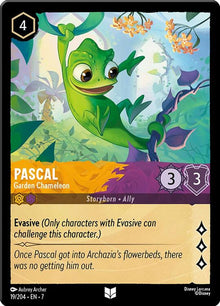 Pascal - Garden Chameleon 19/204 Uncommon Archazia's Island Lorcana Near Mint