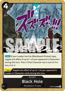 Black Hole (Reprint) OP09-098 Premium Booster -The Best- Vol. 2 One Piece NM