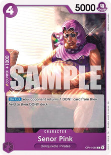 Senor Pink OP14-065 Common The Azure Sea's Seven One Piece Near Mint