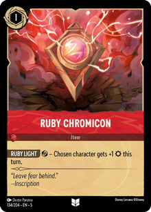 Ruby Chromicon 134/204 Uncommon Shimmering Skies Lorcana Near Mint