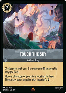 Touch the Sky 199/204 Rare Wilds Unknown Lorcana Near Mint
