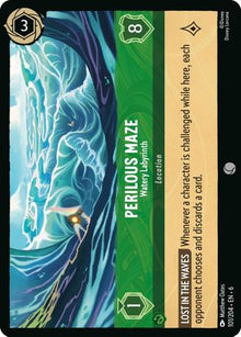 Perilous Maze - Watery Labyrinth 101/204 Common Azurite Sea Lorcana Near Mint