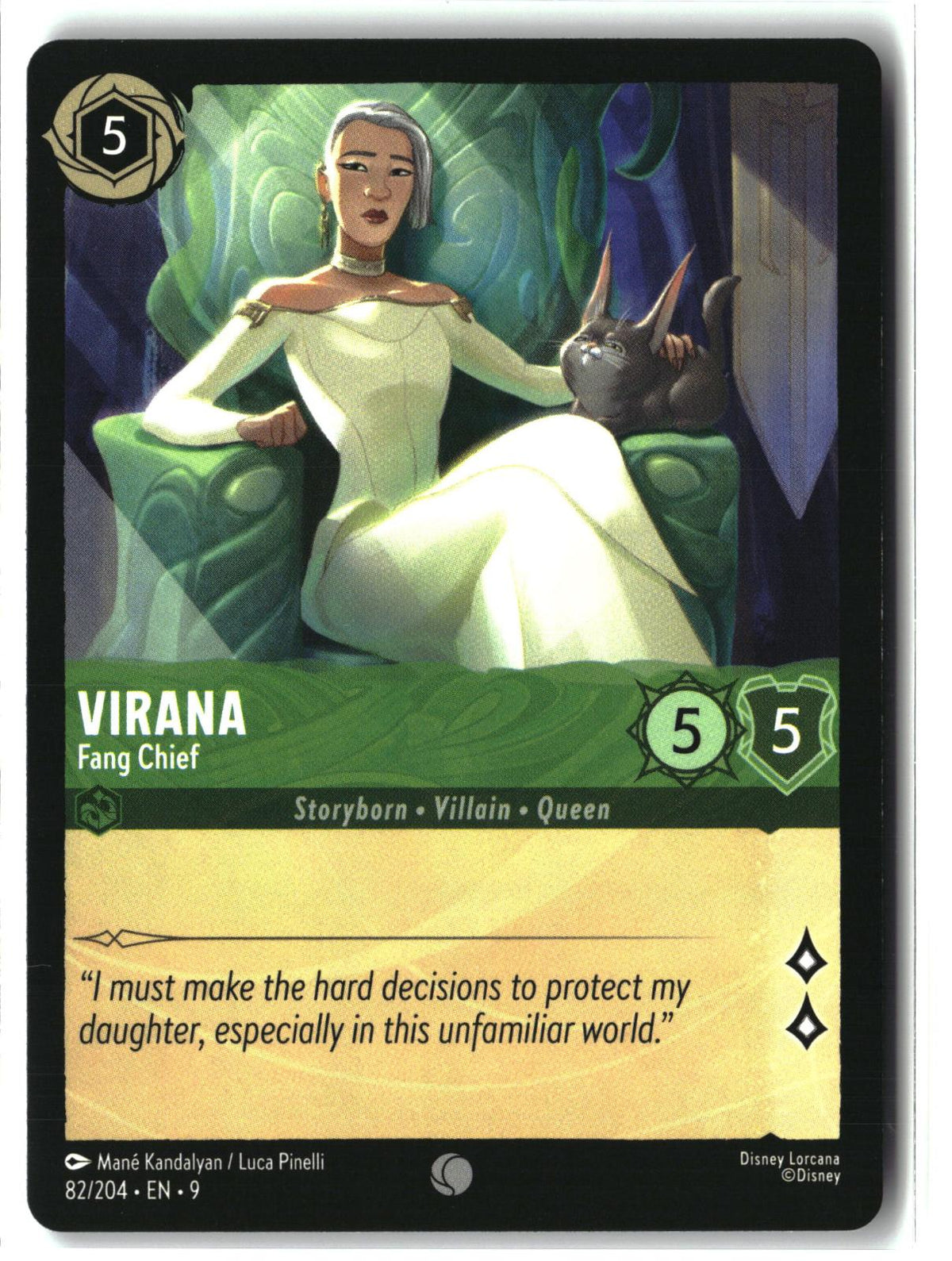 Virana - Fang Chief 82/204 Common Fabled Lorcana Lightly Played