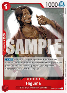 Higuma OP15-015 Common Adventure on Kami's Island One Piece Near Mint
