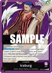 Iceburg OP03-058 Leader Pillars of Strength One Piece Near Mint