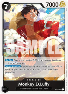 Monkey.D.Luffy (Pirate Foil) P-075 Premium Booster -The Best- Vol. 2 One Piece NM