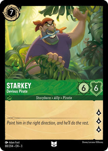Starkey - Devious Pirate 88/204 Uncommon Into the Inklands Lorcana Near Mint