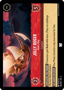 Jolly Roger - Hook's Ship 135/204 Uncommon Into the Inklands Lorcana Near Mint