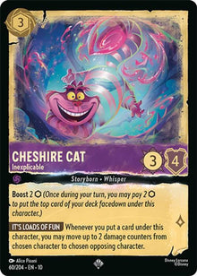 Cheshire Cat - Inexplicable 60/204 Super Rare Whispers in the Well Lorcana NM