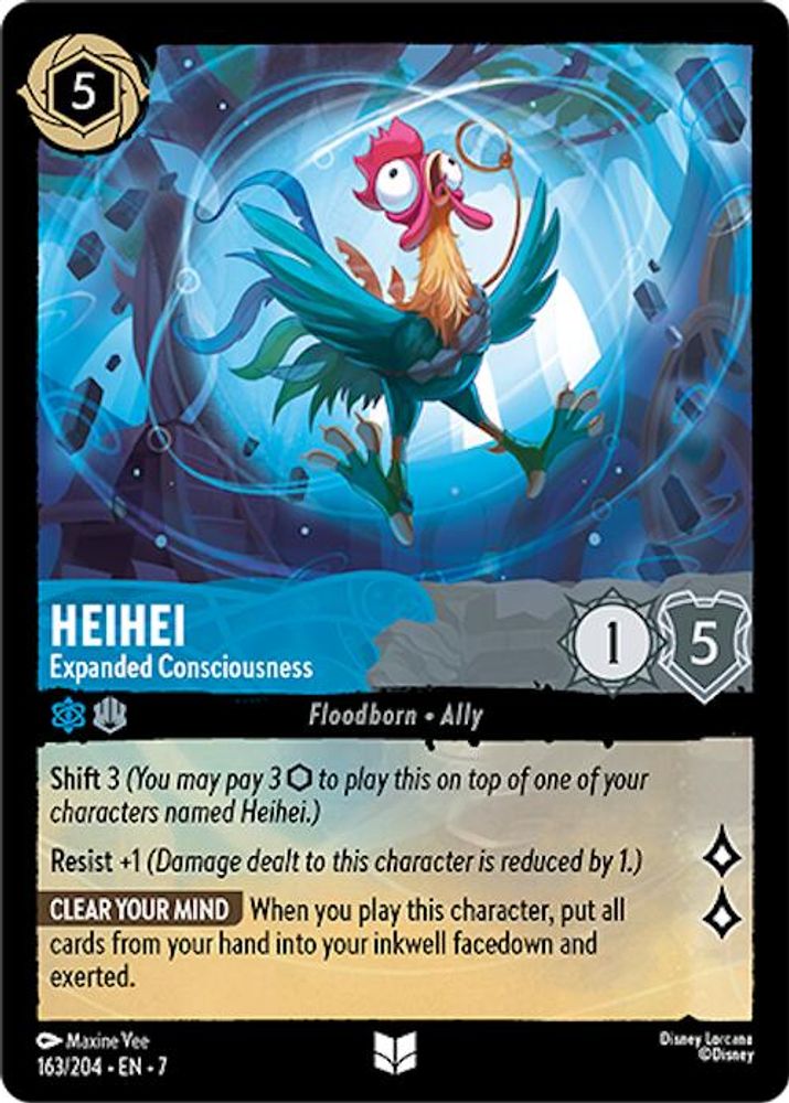 Heihei - Expanded Consciousness 163/204 Uncommon Archazia's Island Lorcana NM
