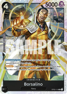 Borsalino (Reprint) OP02-114 Premium Booster -The Best- One Piece Foil NM