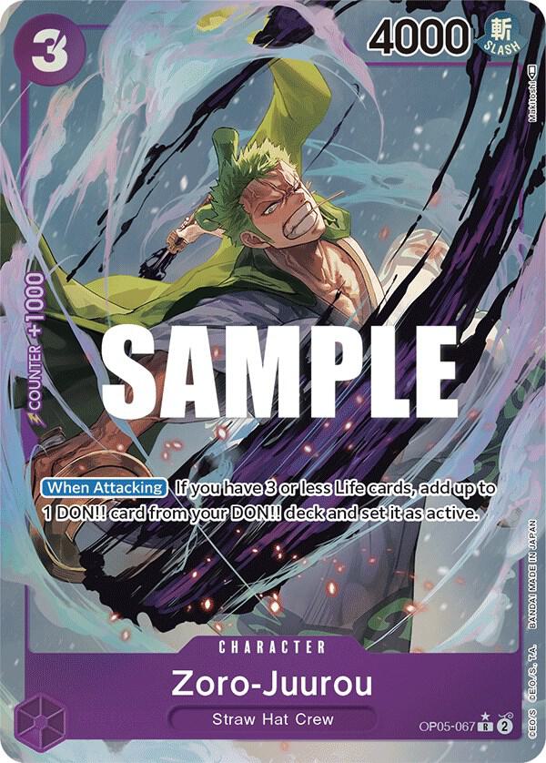 Zoro-Juurou (Alternate Art) OP05-067 Awakening of the New Era One Piece Foil NM