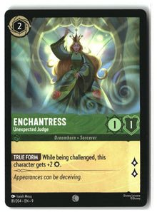 Enchantress - Unexpected Judge 81/204 Common Fabled Lorcana Lightly Played