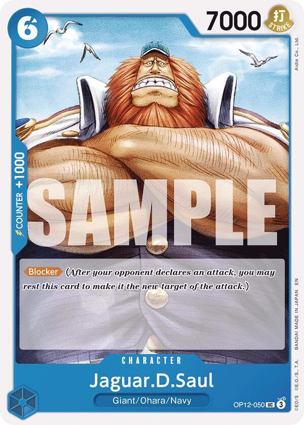 Jaguar.D.Saul OP12-050 Uncommon Legacy of the Master One Piece Near Mint