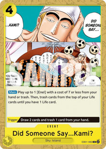 Did Someone Say...Kami? (Reprint) EB01-060 Premium Booster -The Best- Vol. 2 One Piece NM