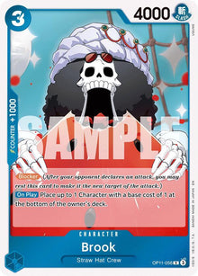 Brook OP11-056 Rare A Fist of Divine Speed One Piece Foil Near Mint