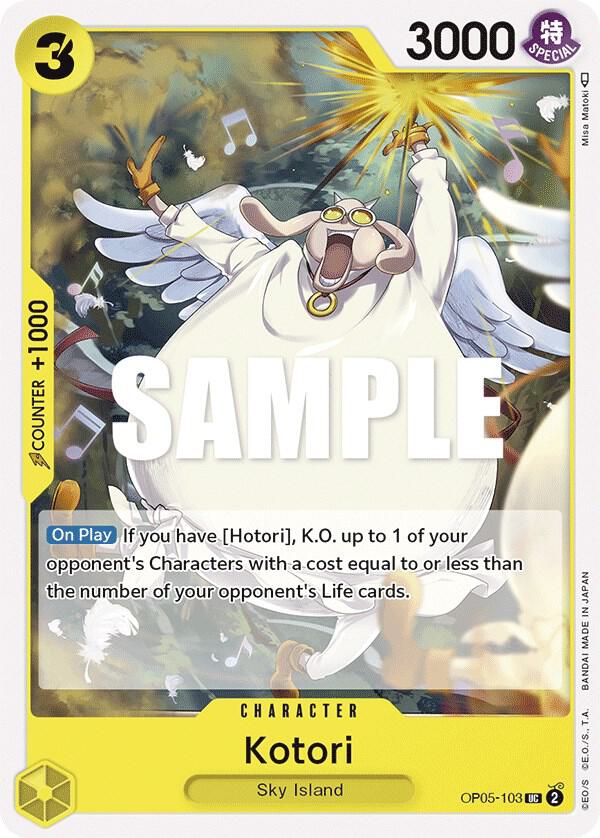 Kotori OP05-103 Uncommon Awakening of the New Era One Piece Near Mint