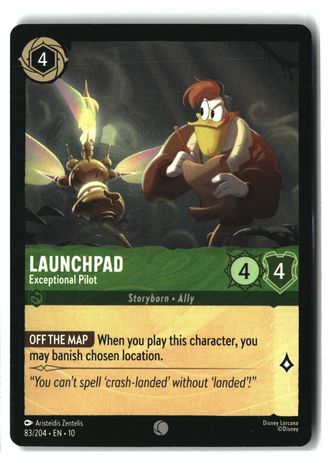 Launchpad - Exceptional Pilot 83/204 Common Whispers in the Well Lorcana LP