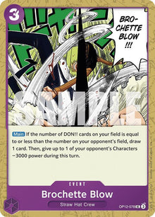 Brochette Blow OP12-078 Uncommon Legacy of the Master One Piece Near Mint