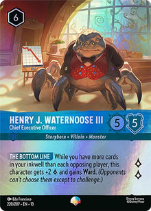 Henry J. Waternoose III - Chief Executive Officer (Epic) 220/204 Lorcana Holo NM