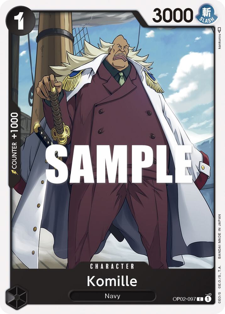 Komille OP02-097 Common Paramount War One Piece Near Mint