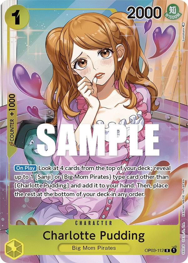 Charlotte Pudding (Alternate Art) OP03-112 Pillars of Strength One Piece Foil NM